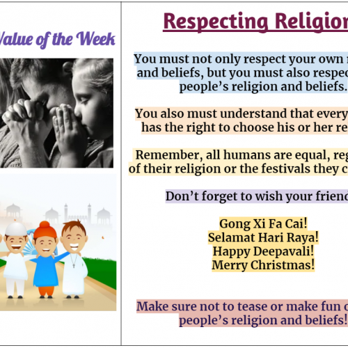Respecting Religion
